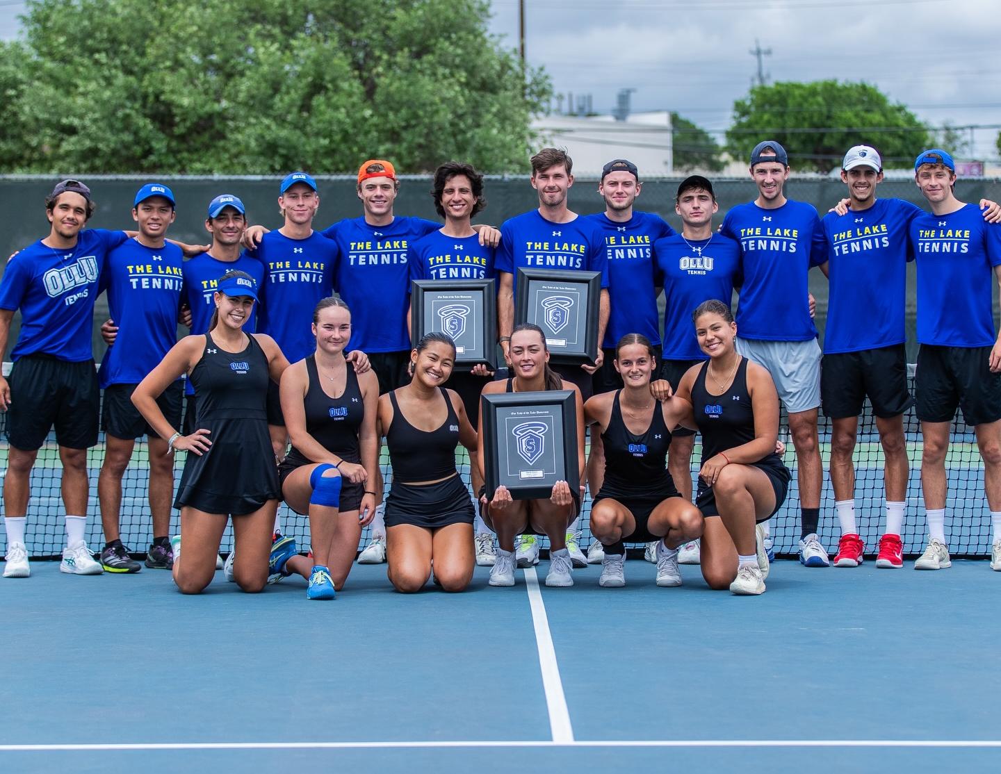 Saints Tennis Celebrates Senior Day