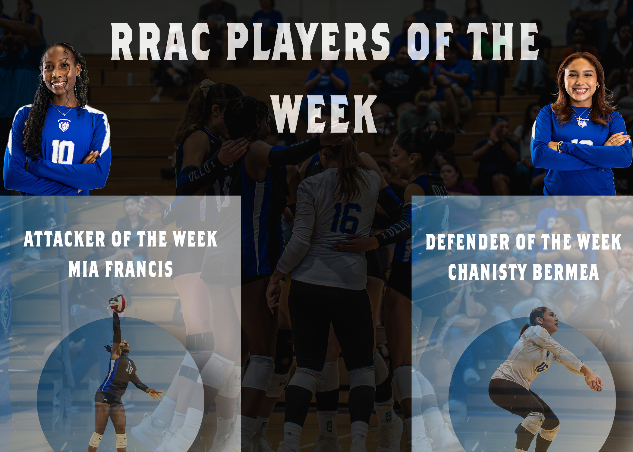 OLLU, Xavier standouts take RRAC volleyball player of the week honors