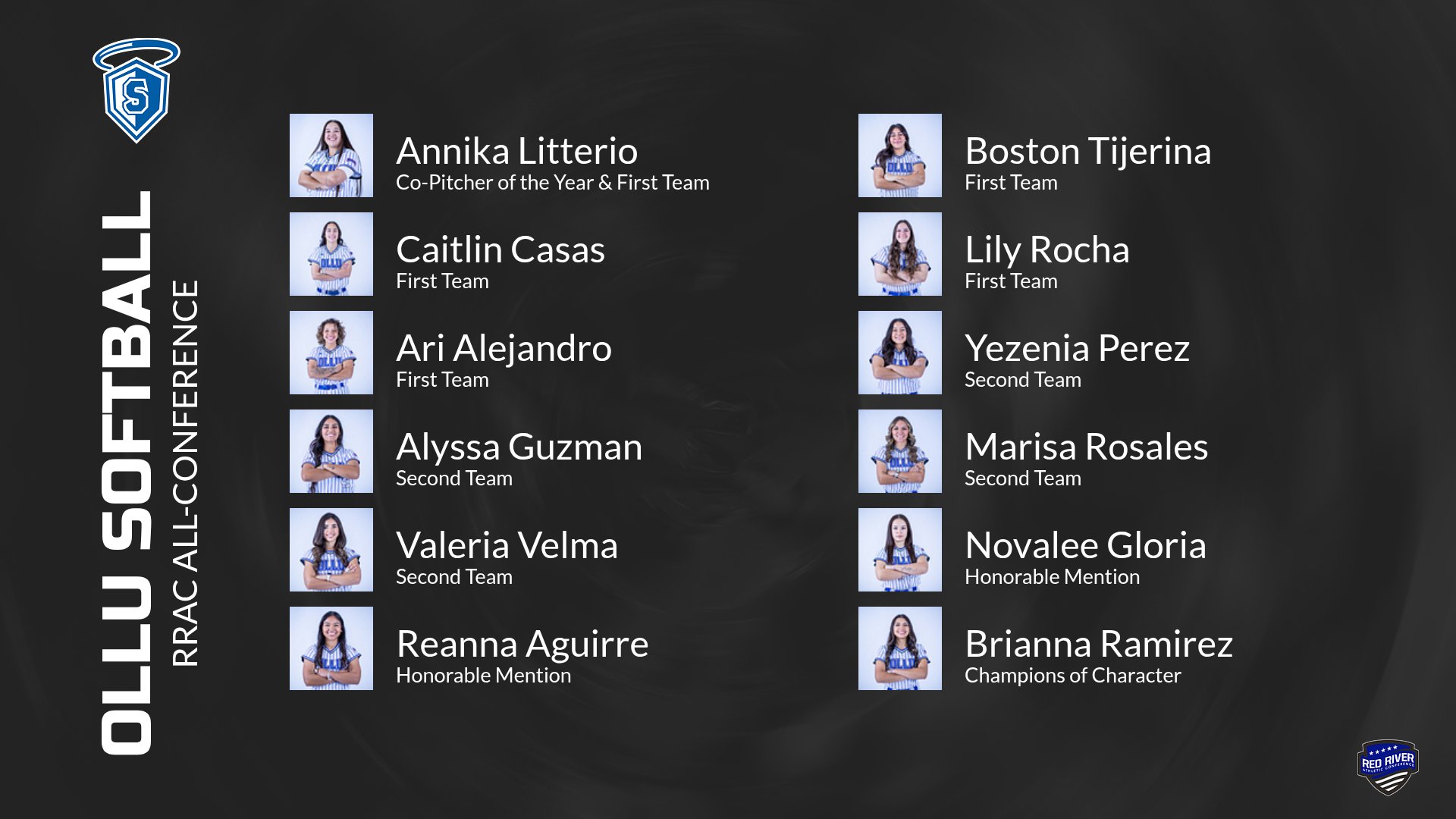 RRAC Releases 2026 Softball All-Conference Team
