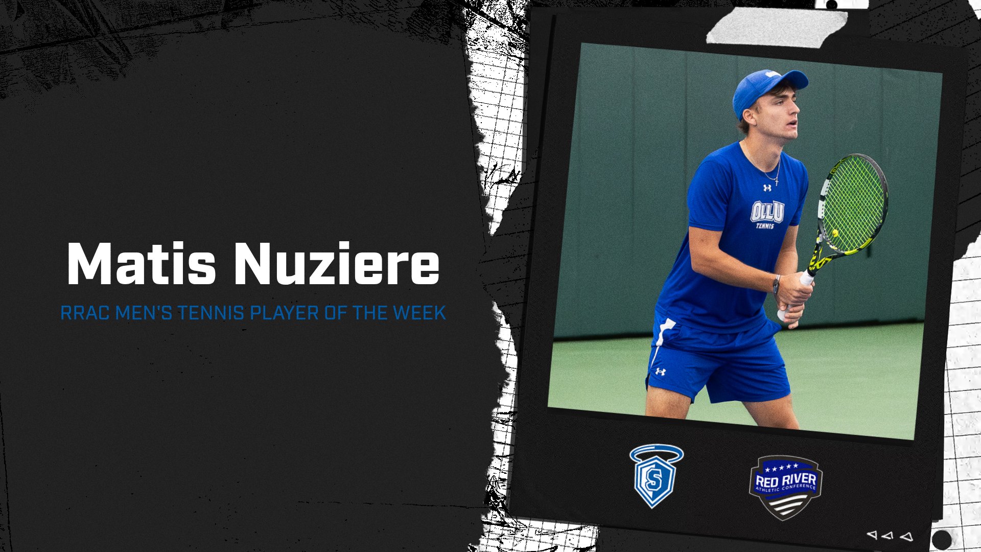 Nuziere Earns RRAC Men's Tennis Player Of The Week