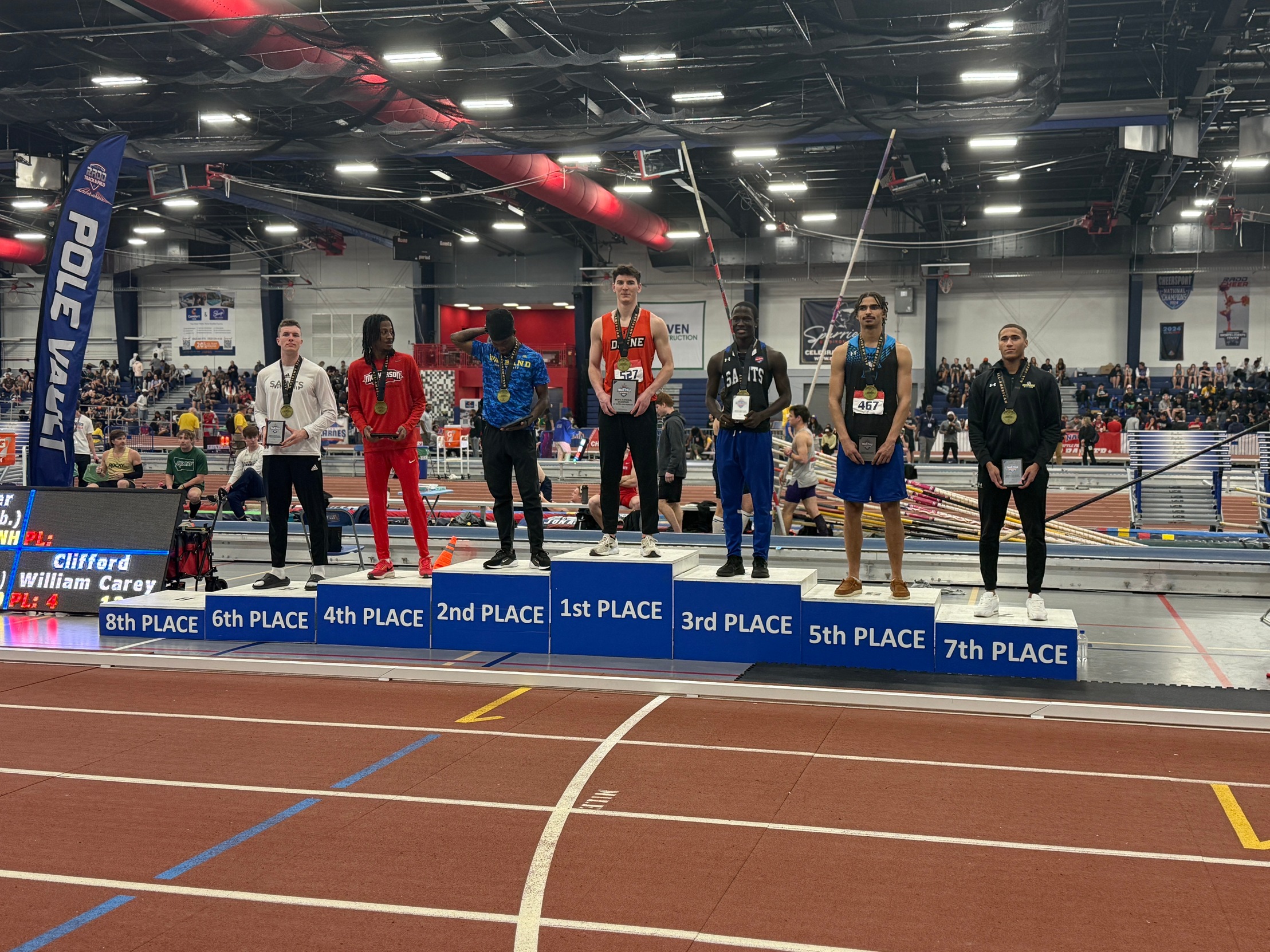 Malik White Earns All-American Honors at NAIA Indoor Nationals