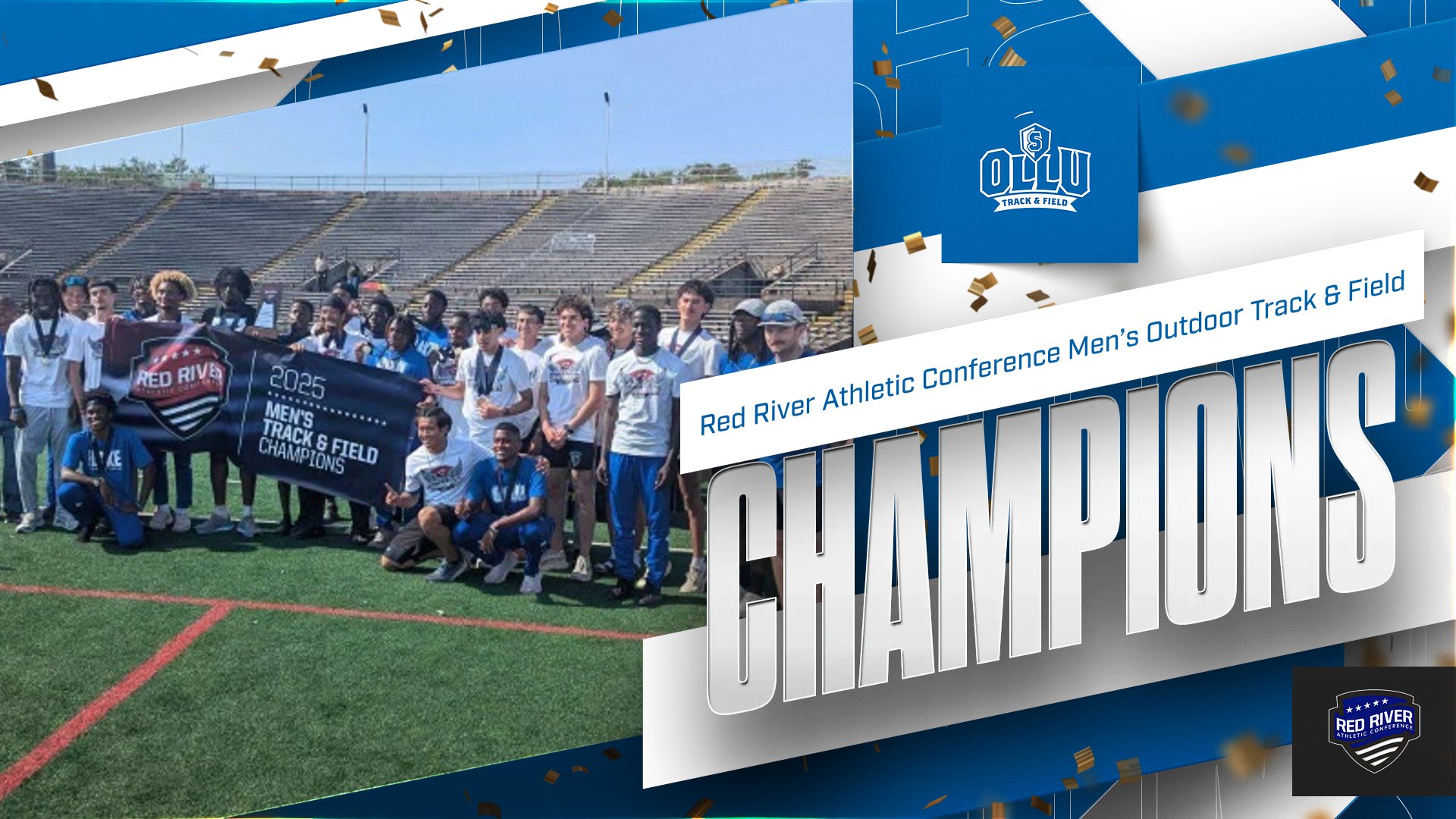 Men's Outdoor Track & Field Captures RRAC Title