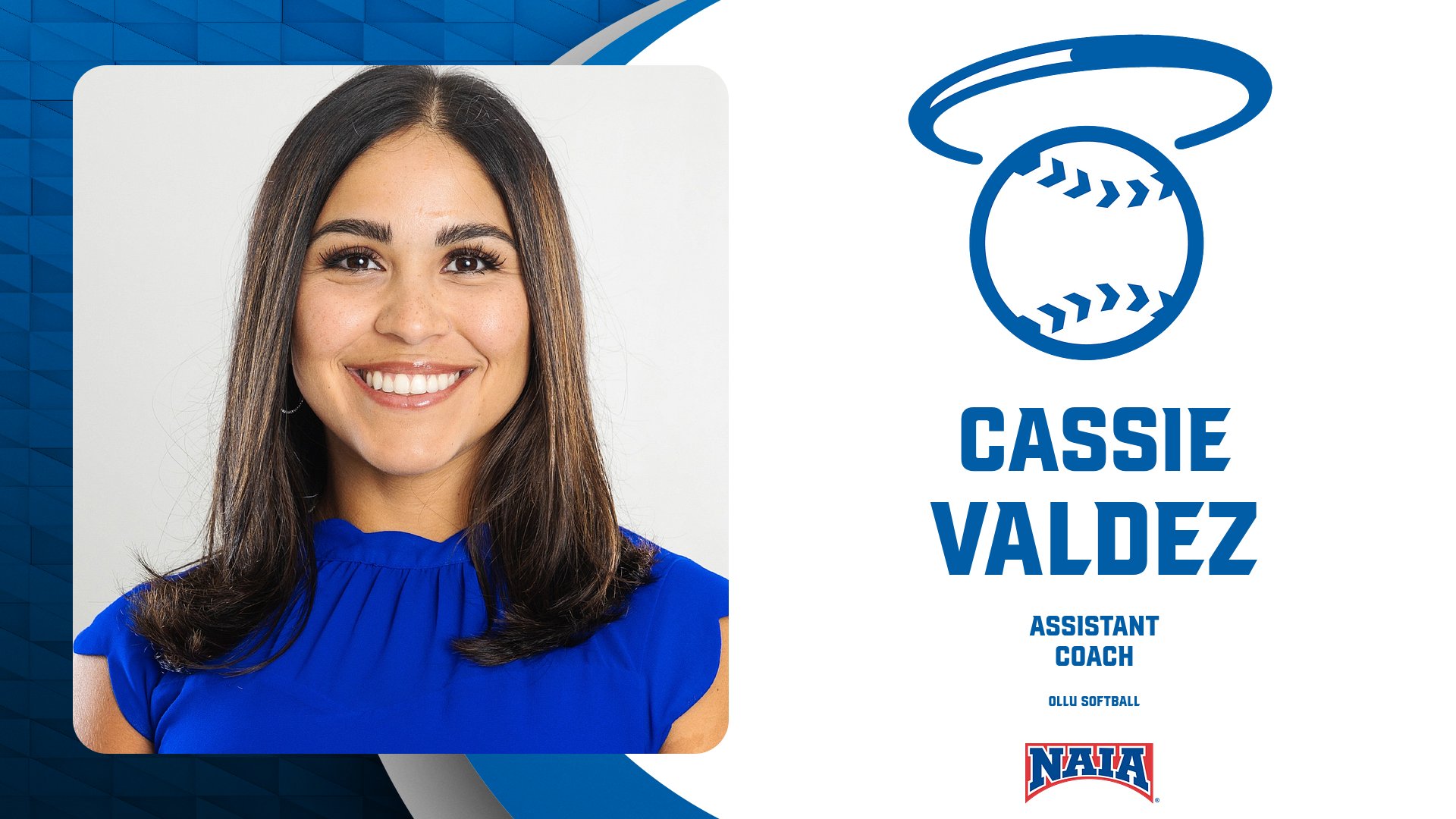 National Champion Cassie Valdez Returns Home to Join OLLU Softball Coaching Staff