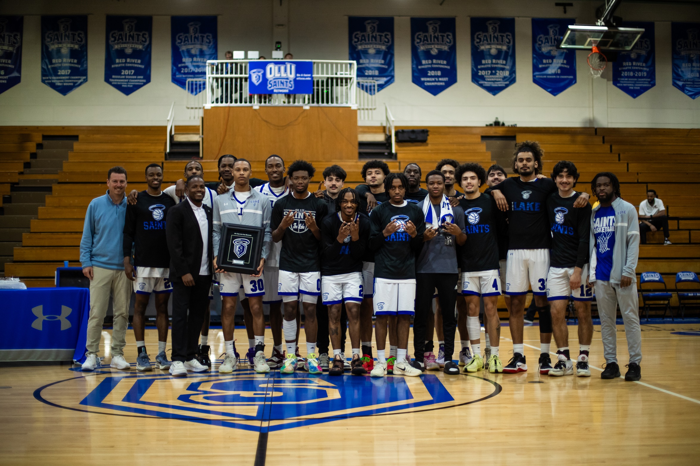 Saints Celebrate Senior Day In Conference Finale