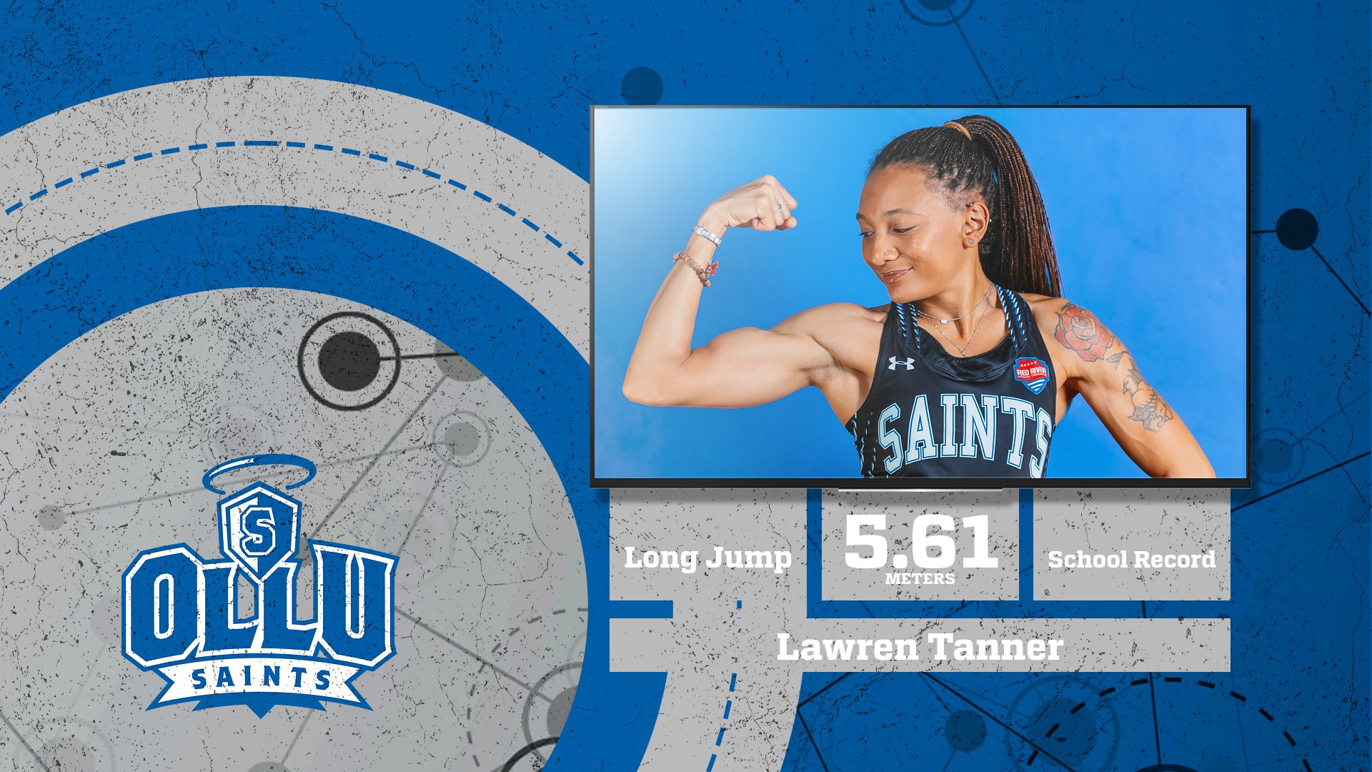 Lawren Tanner Hits National B-Standard with School Record Long Jump
